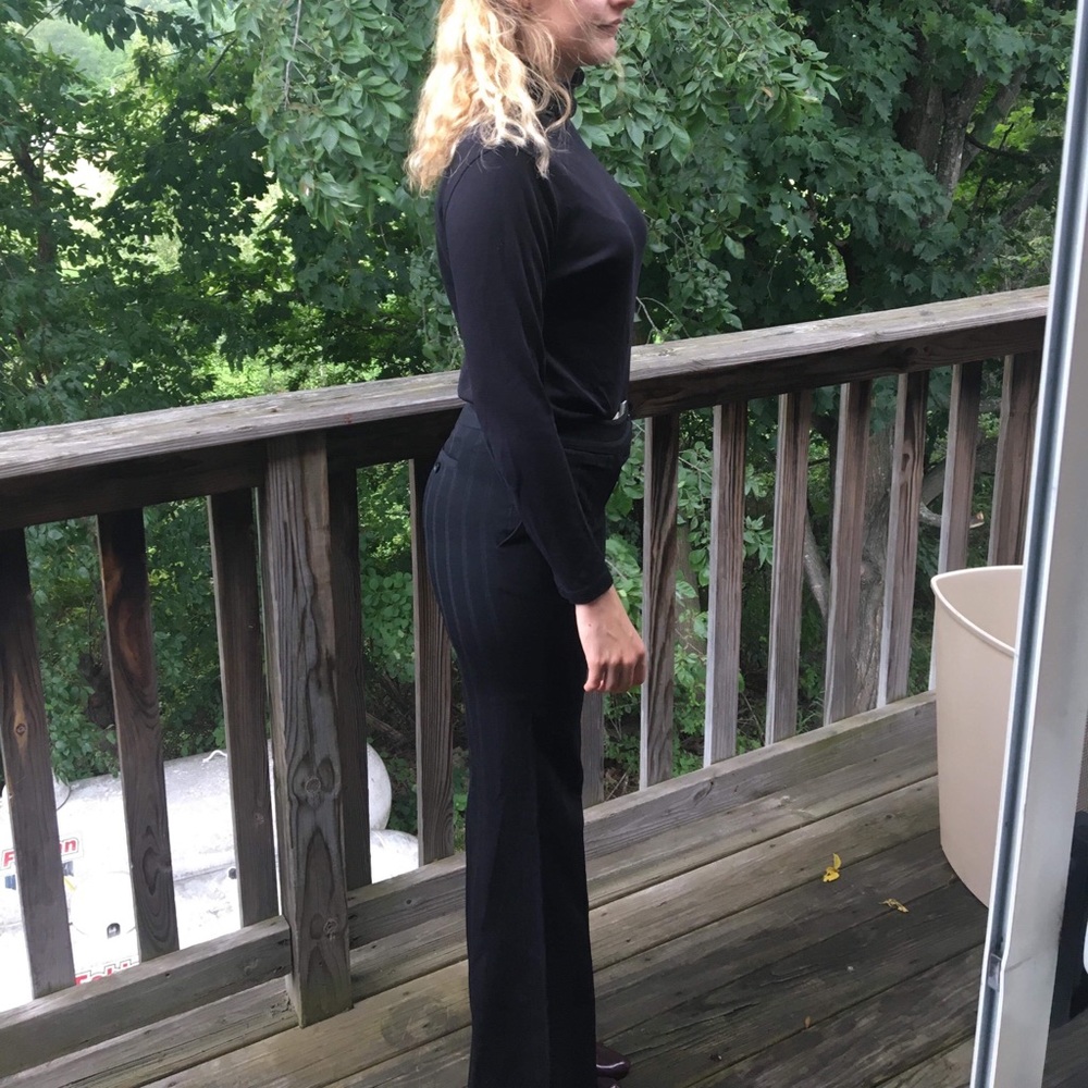 Emporio Armani Wool Dress Pant (Gessato Rasa Lana) - Picture 5 of 6